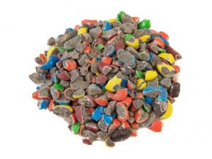 T R Toppers Plain Chopped M&M'S Topping Bulk, 2 x 5 lb Case