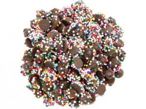 T R Toppers Rainbow Nonpareils Topping Bulk, 1 x 10 lb Case