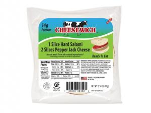 Cheesewich Pepperjack And Salami, Ready-To-Eat (2.5 OZ, 96 Per Case)