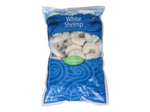 FPI Raw Peeled Deveined Tail Off White Shrimp 21 to 25 Count, 2