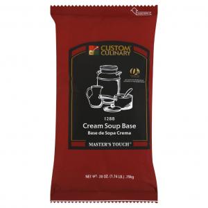 Custom Culinary Masters Touch Cream Soup Base, No Msg Added, 28 Oz. Packs