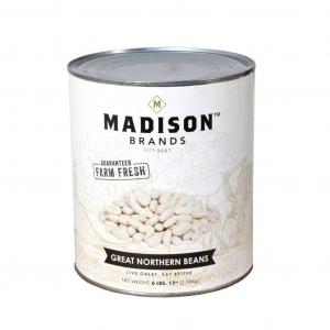 Commodity Canned Beans Fancy Great Northern 110oz (PACK OF 6)