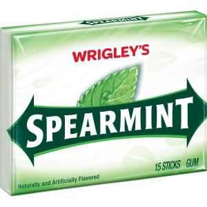 Wrigleys Spearmint Gum , 12 x 10 x 15 PC Case
