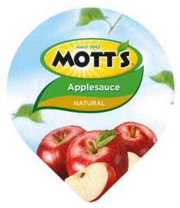 Motts As Apple Unsweetened Tub, 4.5 Ounce (72 Pack)
