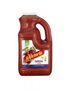 La Victoria Salsa, Medium Suprema With Onion,1 Gallon -- 4 Case