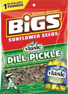 Bigs Vlasic Dill Pickle Sunflower Seeds, 16-Ounce (16 Ounce Bag)