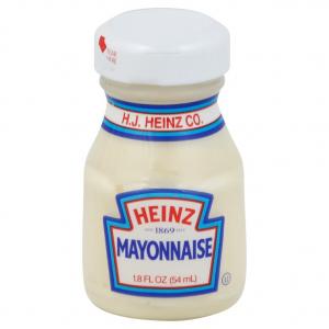 Heinz Mayonnaise Mini Glass Bottles - Case of 60 (1.8 Oz. / 54 Ml.)