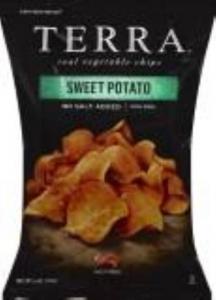 Terra Chips Plain Sweet Potato, 12 x 5 oz Case