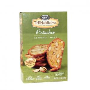Nonni'S Thin Addictives Pistachio Almond Thin Cookies (4.4 OZ, 6/Pk, 6 Pks/Case)