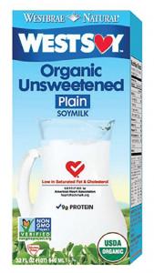 Westsoy Unsweetened Westsoy 32 Oz, Pack of 12