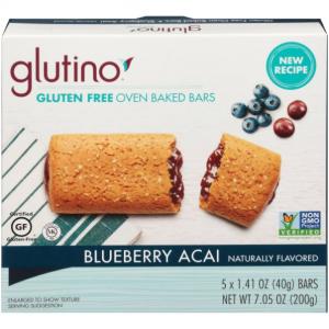 Glutino Blueberry Breakfast Bar, 7.1 Ounce -- 12 per case.