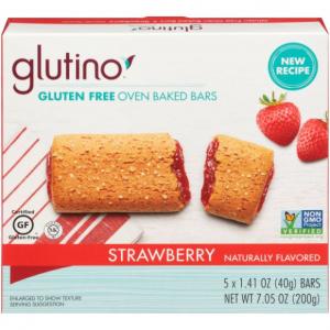 Glutino BG13638 Glutino Straw Breakfast Bars - 12x7.1OZ