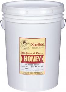 Light Amber Honey In Pail 60 Pound