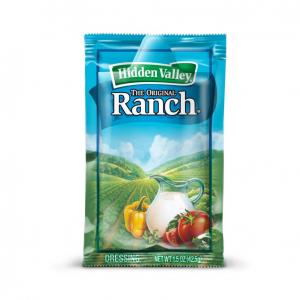 84 PACKS : Hidden Valley Original Ranch Portion Dressing Pack, 1