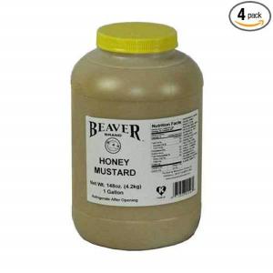 Beaver Honey Mustard, 9.25 Pound -- 4 per case.