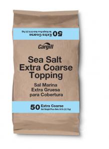 Cargill Sea Salt Extra Coarse Topping, 50 Pound (1 Pack)