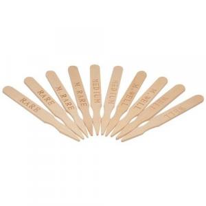 Goldmax Marker Steak Wooden Medium Well, 500 Count (10 Pack)