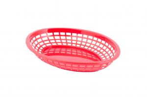 Tablecraft Oval Jumbo Basket Red, 3 Dozen (1 Pack)