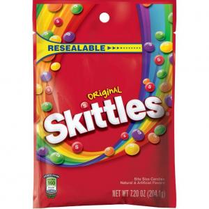 Skittles Original Candy, Multy Coloured (7.2 Ounces, Pack Of 12)
