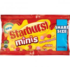 Starburst Minis Original Share Size Candy, 3.5 Ounce -- 90/case.