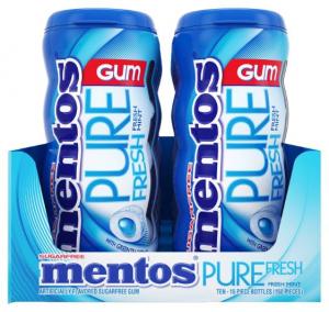 Mentos Pure Fresh Fresh Mint Gum, 15-Count (Pack of 10)