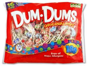Dum Dums (180 Ct) Laydown Bag, 30.8 Ounce (12 Pack)