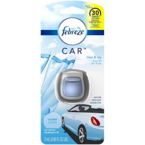 Febreze CAR Air Freshener Linen & Sky (0.06 oz)(pack of 8)