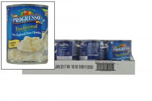 Progresso Traditional Soup, New England Clam Chowder, 18.5-Ounce Cans (Pack of 12)