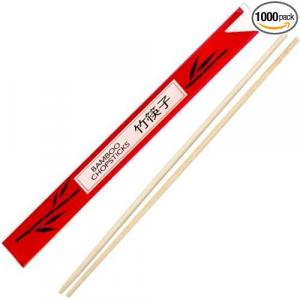 (Price/Case)Handgards 305214010 Chopstick Bamboo 9 Inch Red Slee