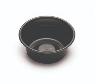 D & W Fine Pack Polystyrene Black All Purpose Fruit & Deli Cup 5