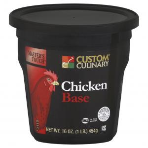 Custom Culinary No Msg Added Masters Touch Chicken Base 1lbs (PA