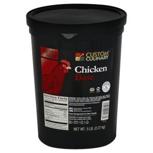 Custom Culinary Masters Touch Chicken Base, 5 Pound - 4 per case.