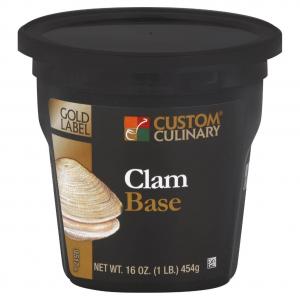 Custom Culinary Gold Label Clam Base, 1 Pound -- 6 per case.