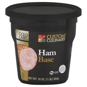 Custom Culinary Gold Label Ham Base, Bulk Size Case (1 lbs, 6 Per Case)