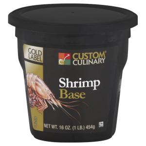 Custom Culinary Gold Label Shrimp Base, 1 Pound -- 6 per case.