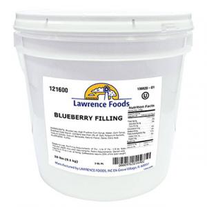 Whole Blueberry Filling Deluxe Blueberry Filling, 1 x 20 lb Case