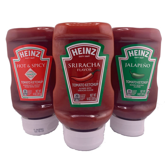 Heinz Spicy Ketchup Variety 3 Pack