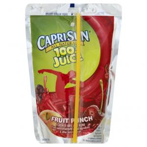 Capri Sun Apple Splash Juice, 6 Ounce -- 40 per case.