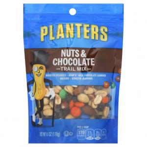 Planters Nuts & Chocolate M&M's (6 oz Bags, Pack of 12)